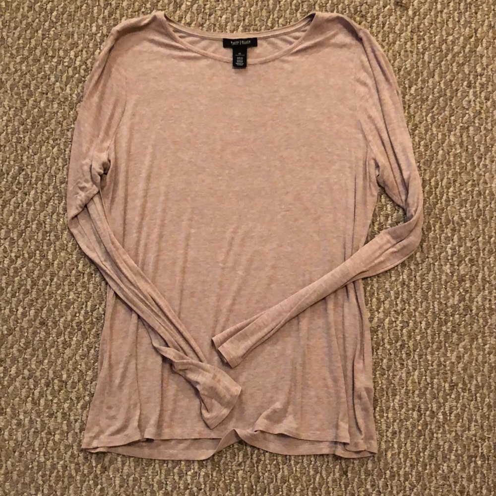 White House Black Market layering long sleeve, pink 💗